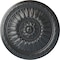Ekena Millwork Temple Ceiling Medallion (Fits Canopies up to 9 1/4"), Hand-Painted Pewter, 24"OD x 1 5/8"P CM24TEPES - alternate 1